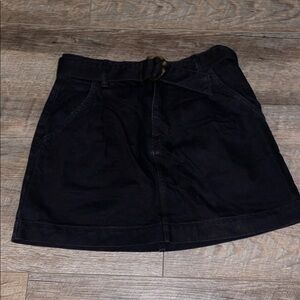 We The Free Black Mini Skirt